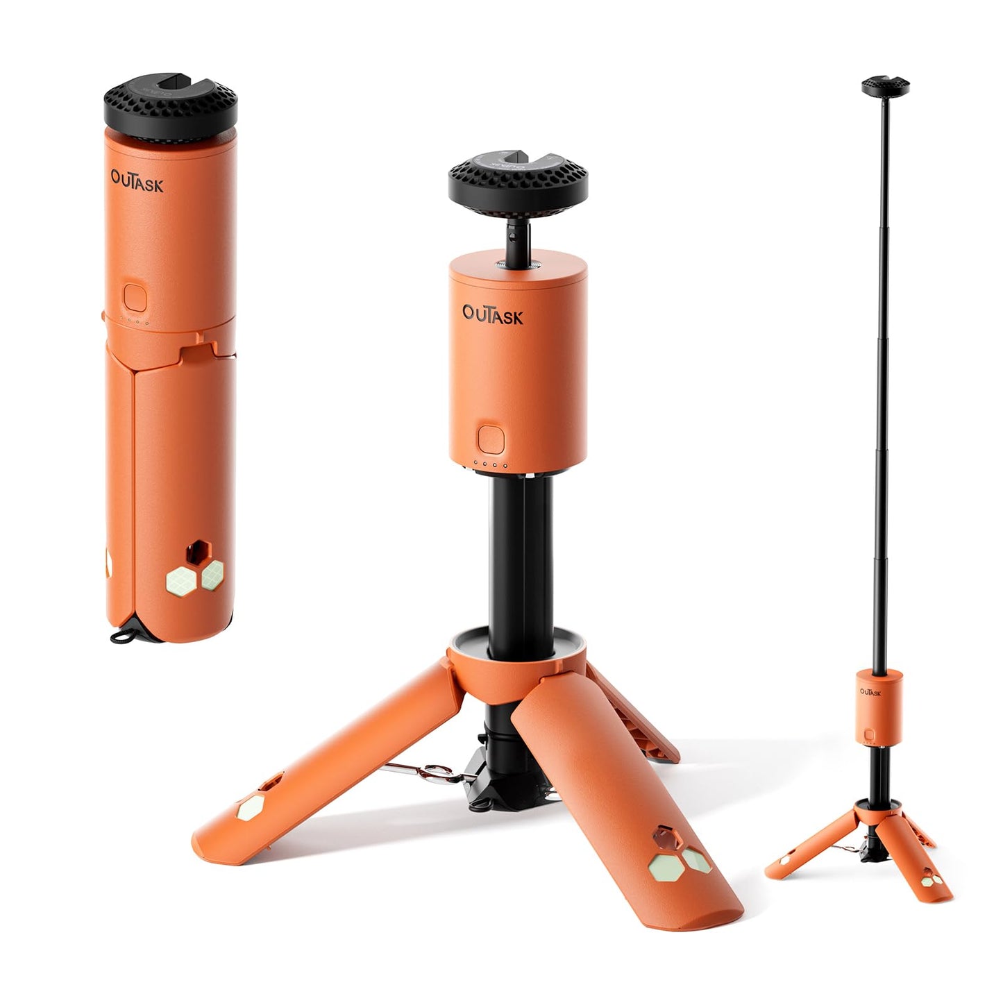 Rechargeable Camping Lantern with 12000mAh Battery and Light Modes