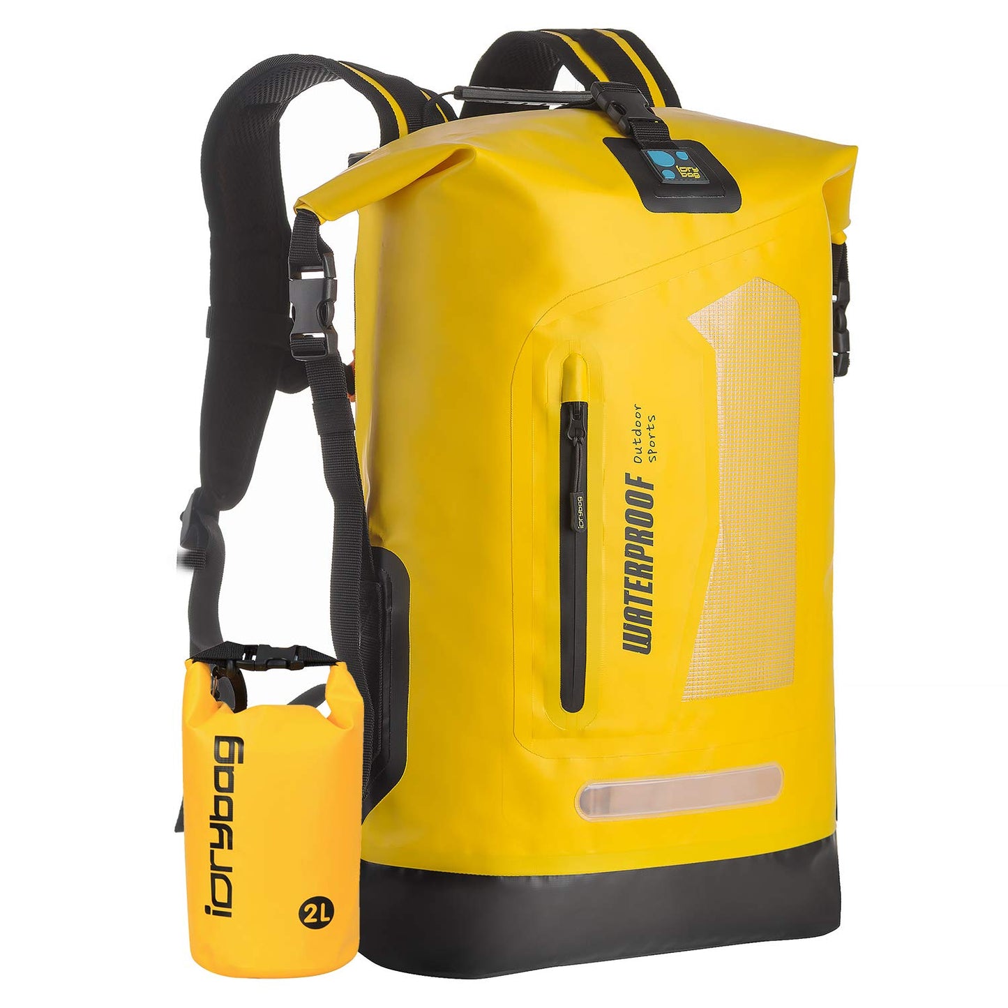 Waterproof Roll-Top Dry Backpack for Hiking & Kayaking