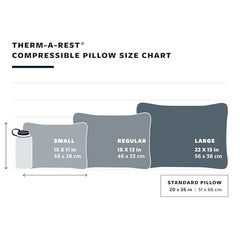 Therm-a-Rest Compressible Cinch Camping and Backpacking Pillow