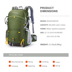 20-40L Lightweight Hiking Backpack with Rain Cover