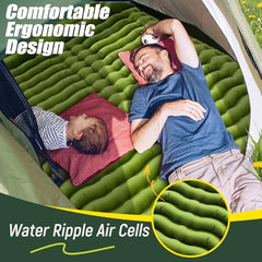 4-Inch Self-Inflating 2-Person Sleeping Pad with Pillow