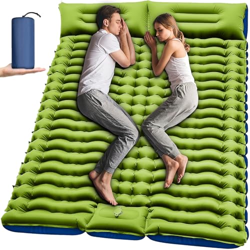 4-Inch Self-Inflating 2-Person Sleeping Pad with Pillow