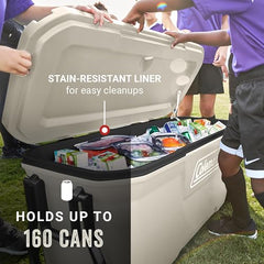 Wheeled Ice Chest Cooler with Durable Insulated Design