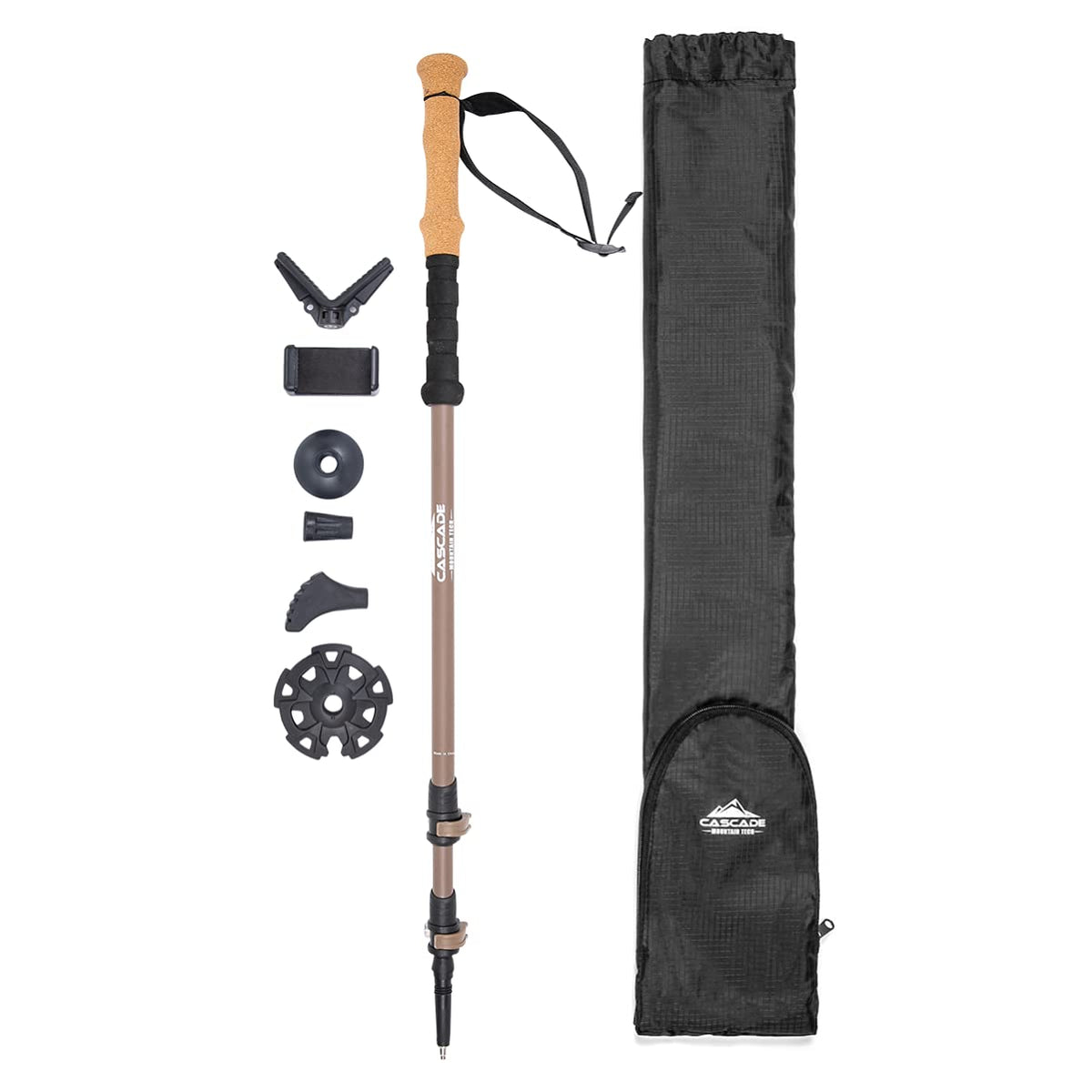 Carbon Fiber Trekking Poles with Adjustable Quick Locks