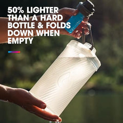 1.5L Collapsible Filter Water Bottle for Backpacking