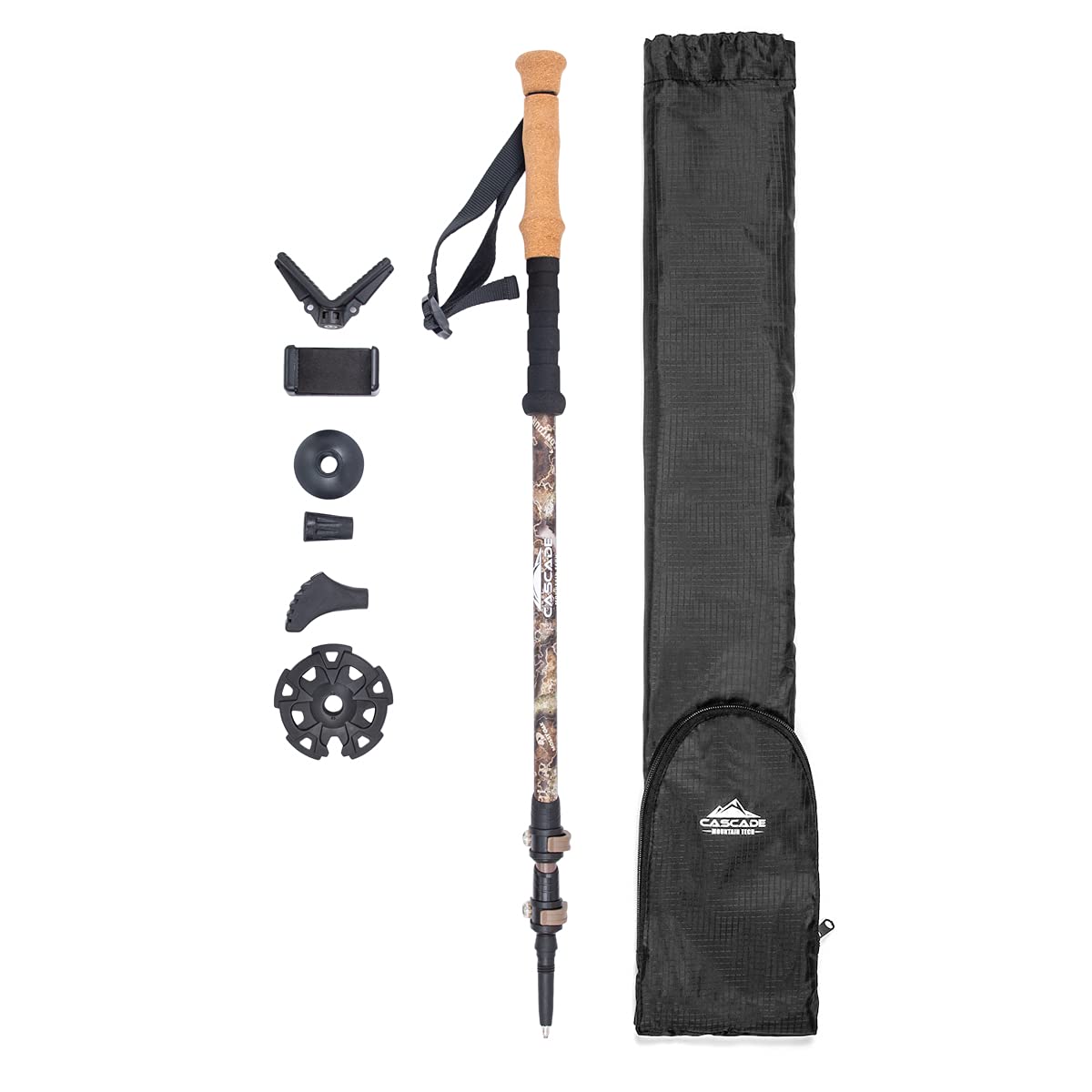 Carbon Fiber Trekking Poles with Adjustable Quick Locks
