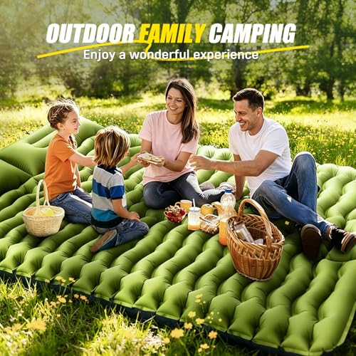 4-Inch Self-Inflating 2-Person Sleeping Pad with Pillow
