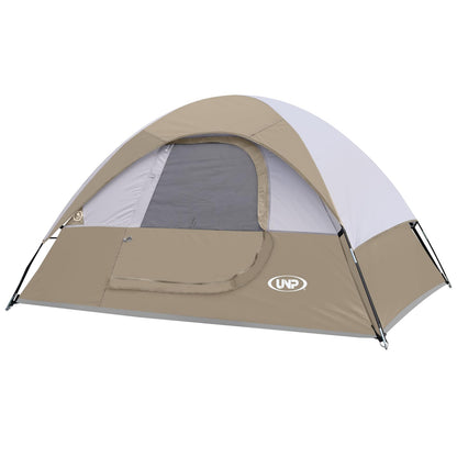 2-4 Person Waterproof Dome Camping Tent with Rainfly