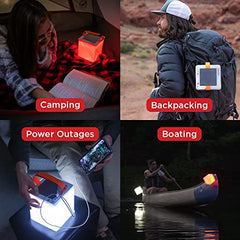 2-in-1 Solar Camping Lantern with Phone Charger