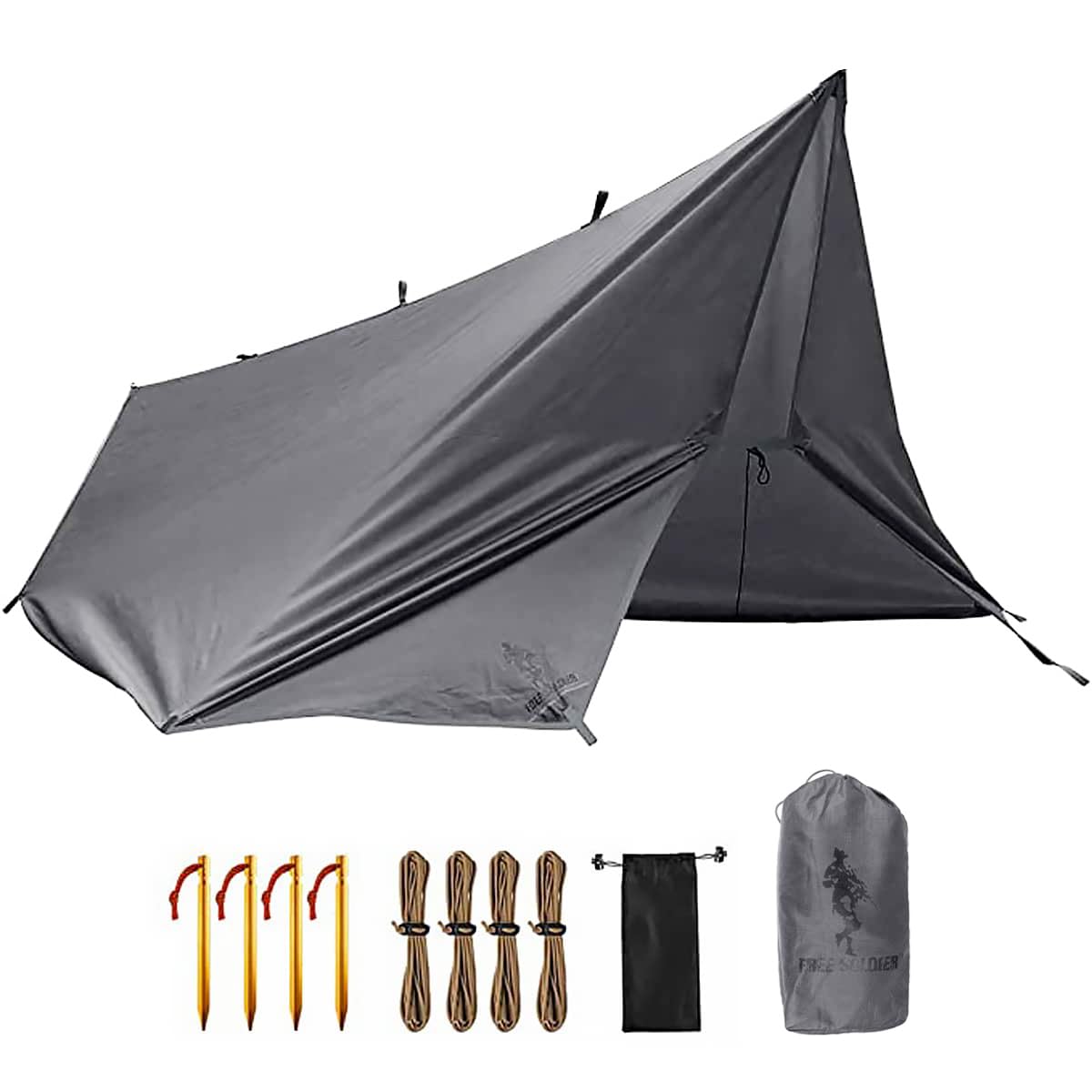 Waterproof Backpacking Tarp Shelter for Camping Travel