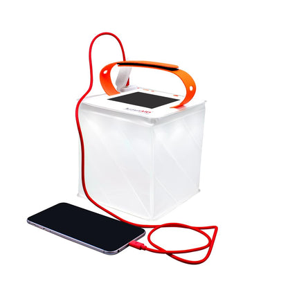 Solar Rechargeable Camping Lantern with Phone Charger