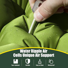 4-Inch Self-Inflating 2-Person Sleeping Pad with Pillow