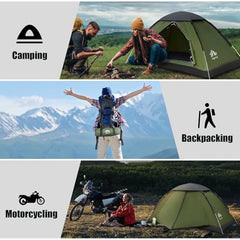 Lightweight 1-2 Person Waterproof Backpacking Tent