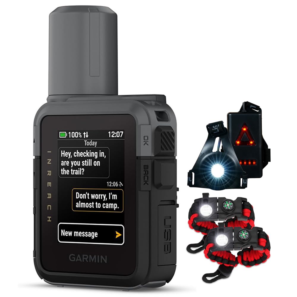 Compact SOS Satellite Communicator for Outdoor Adventures