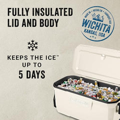 Wheeled Ice Chest Cooler with Durable Insulated Design