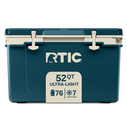 52 Quart Lightweight Hard Cooler for Camping & Outdoor Trips