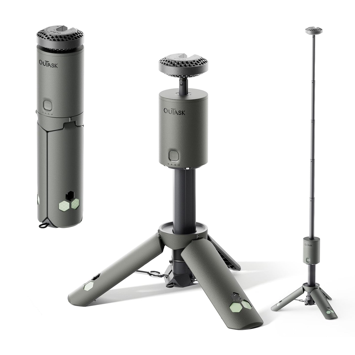 Rechargeable Camping Lantern with 12000mAh Battery and Light Modes