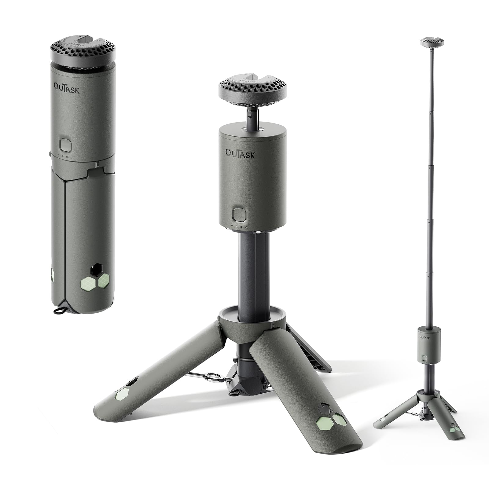 Rechargeable Camping Lantern with 12000mAh Battery and Light Modes