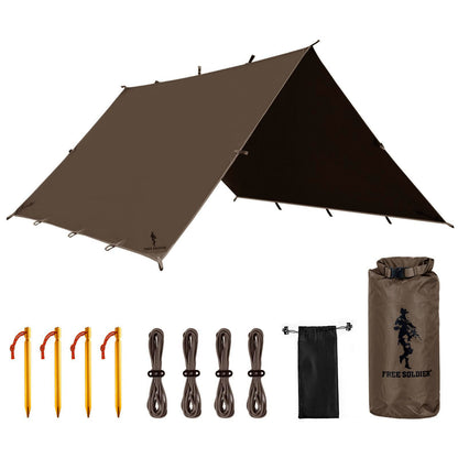 Waterproof Backpacking Tarp Shelter for Camping Travel