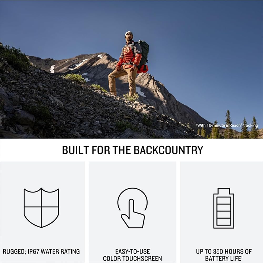 Compact SOS Satellite Communicator for Outdoor Adventures