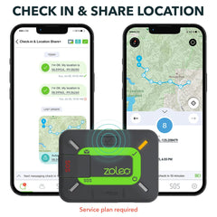 Two-Way Satellite Communicator with SOS and GPS Tracking