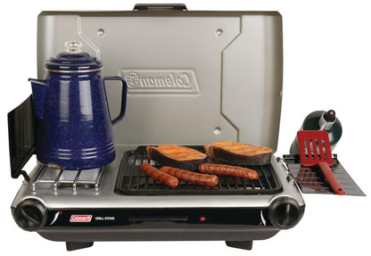 Coleman Tabletop 2-in-1 Grill & Stove with 2 Adjustable Burners