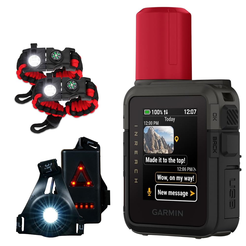 Compact SOS Satellite Communicator for Outdoor Adventures