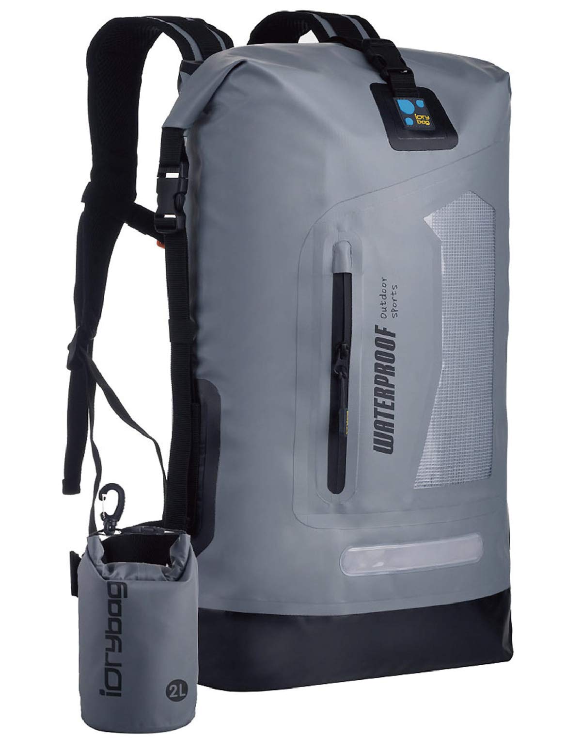 Waterproof Roll-Top Dry Backpack for Hiking & Kayaking
