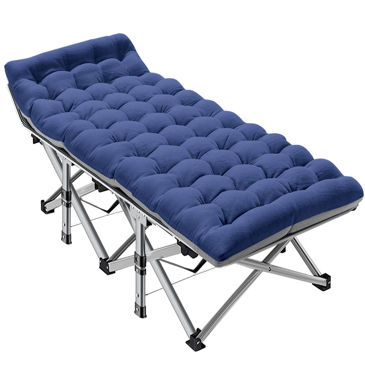 ABORON Folding Camping Cot W/Mat for Adults