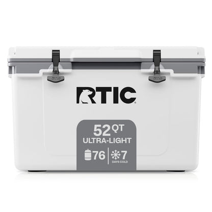 52 Quart Lightweight Hard Cooler for Camping & Outdoor Trips