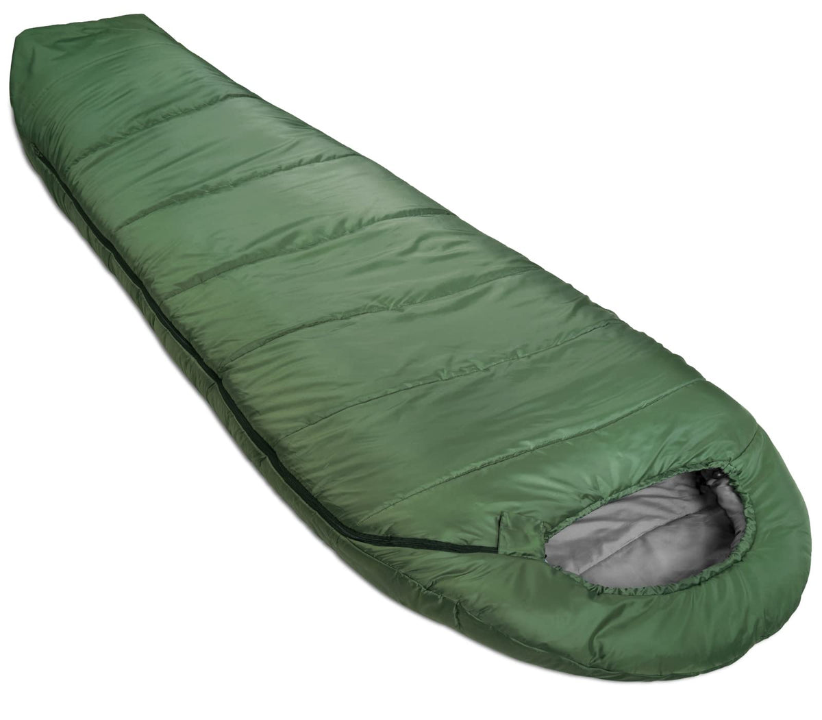 20°F Cold Weather Mummy Sleeping Bag with No-Snag Zipper