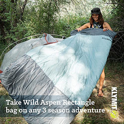 20°F Lightweight Rectangle Sleeping Bag for Cold Weather