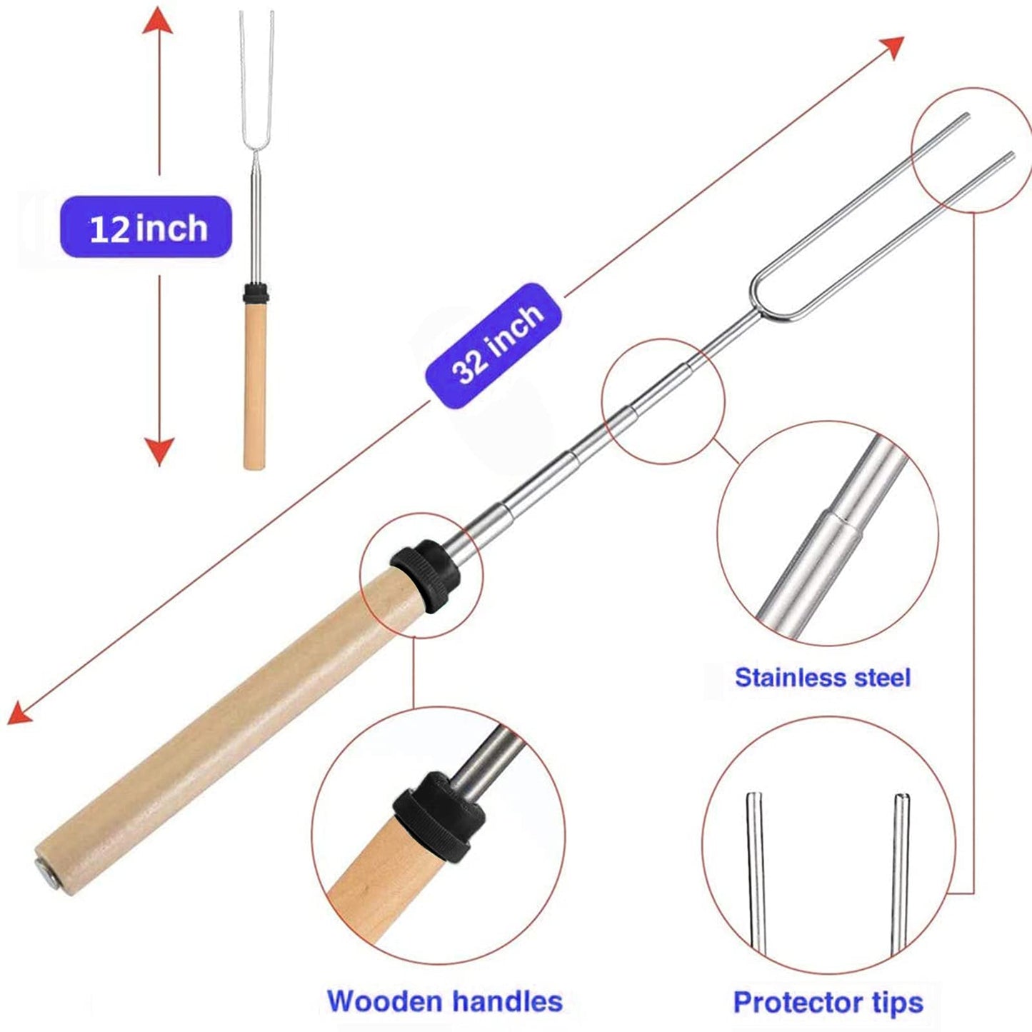 27-Piece Stainless Steel Camping Utensil Set with Organizer