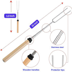 27-Piece Stainless Steel Camping Utensil Set with Organizer