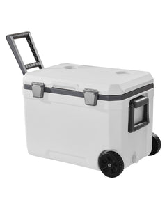 Portable Hard Cooler with Ice Retention and Carry Strap