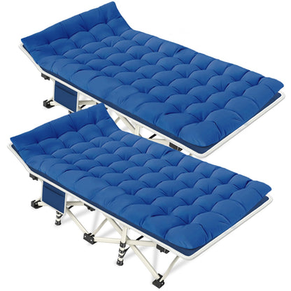 GETOVIN Camping Cot Sleeping Cot for Adults with Mattress Folding Cot