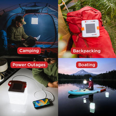 Solar Rechargeable Camping Lantern with Phone Charger