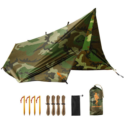 Waterproof Backpacking Tarp Shelter for Camping Travel