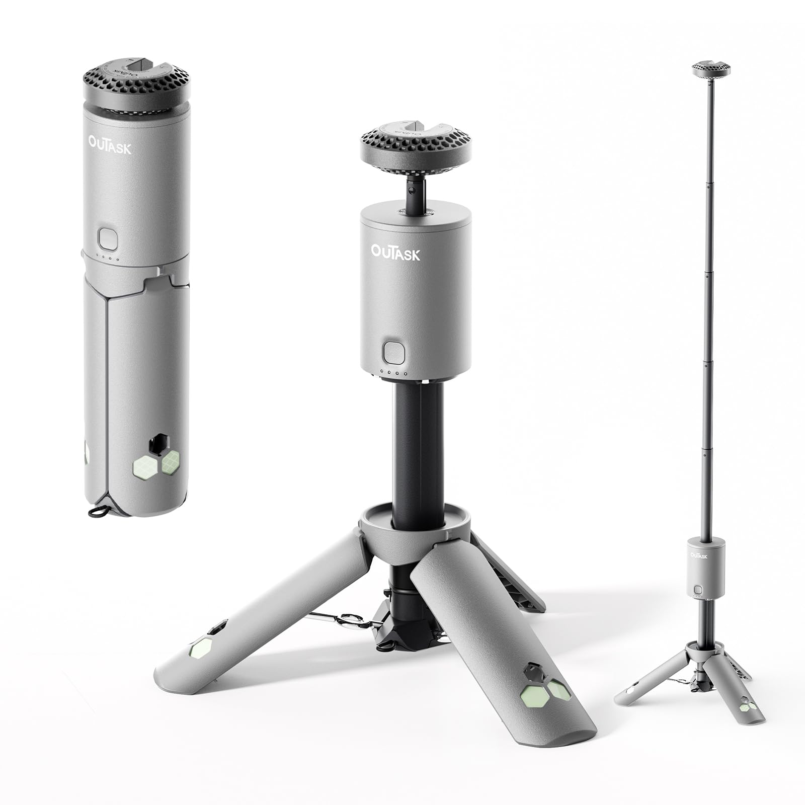 Rechargeable Camping Lantern with 12000mAh Battery and Light Modes