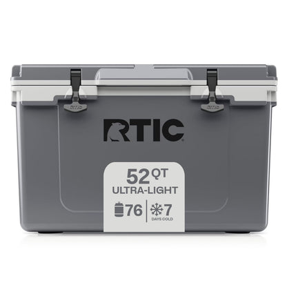 52 Quart Lightweight Hard Cooler for Camping & Outdoor Trips