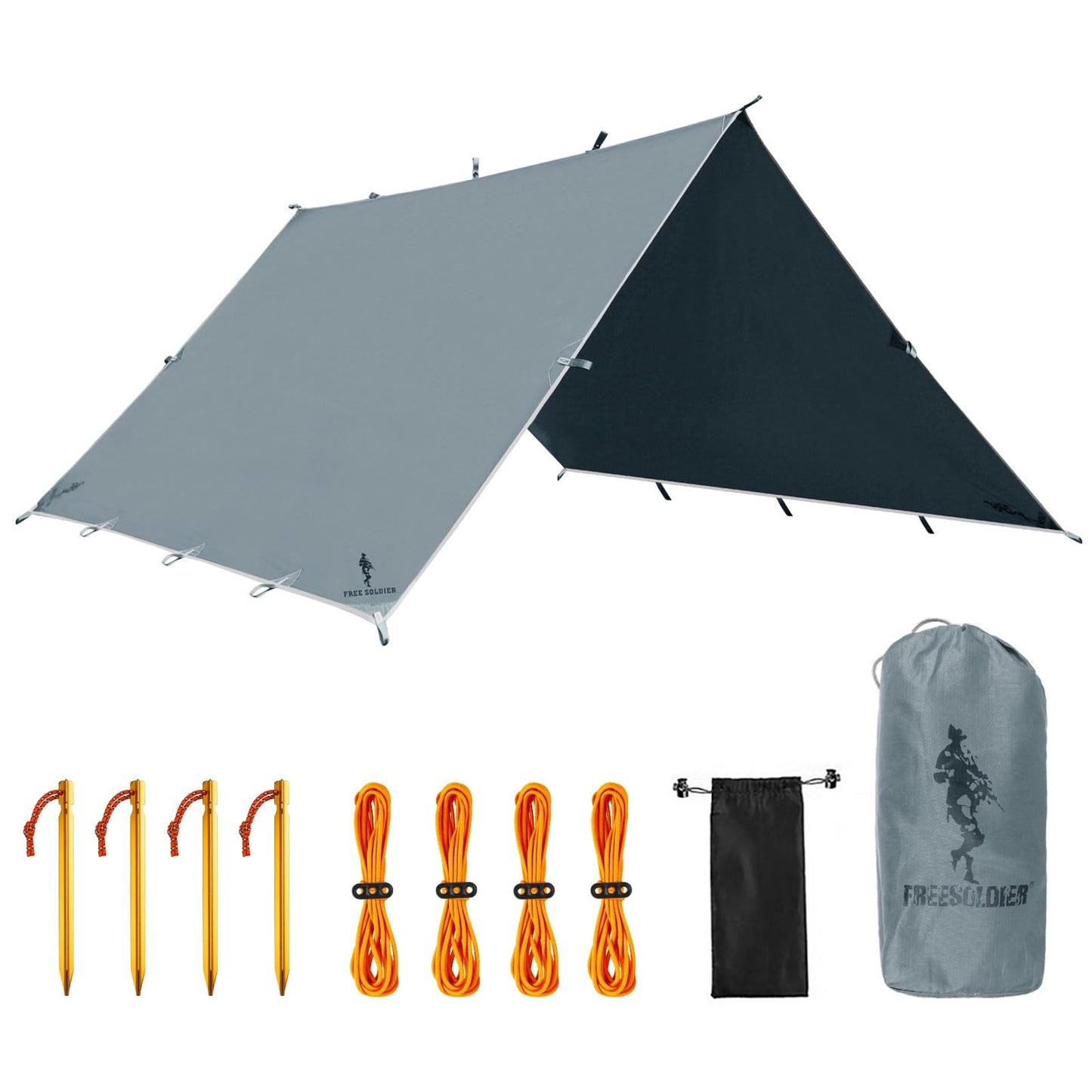 Waterproof Backpacking Tarp Shelter for Camping Travel