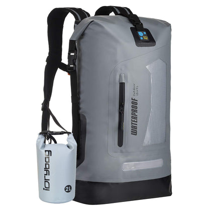 Waterproof Roll-Top Dry Backpack for Hiking & Kayaking