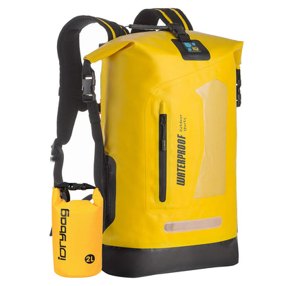 Waterproof Roll-Top Dry Backpack for Hiking & Kayaking