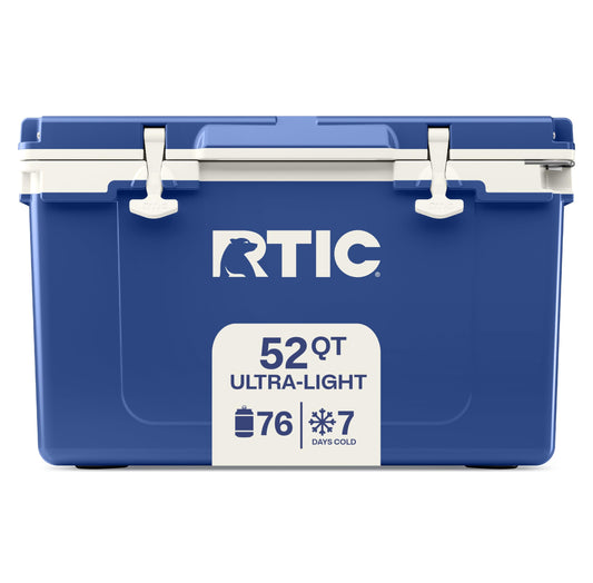 52 Quart Lightweight Hard Cooler for Camping & Outdoor Trips