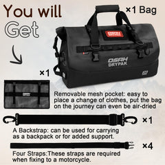 Waterproof Roll-Top Dry Duffel Bag for Outdoor Adventures
