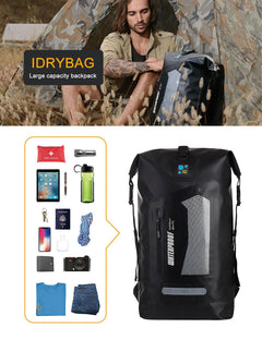 Waterproof Roll-Top Dry Backpack for Hiking & Kayaking