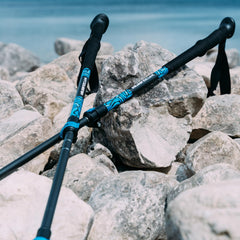 Carbon Fiber Adjustable Trekking Poles for Hiking & Backpacking