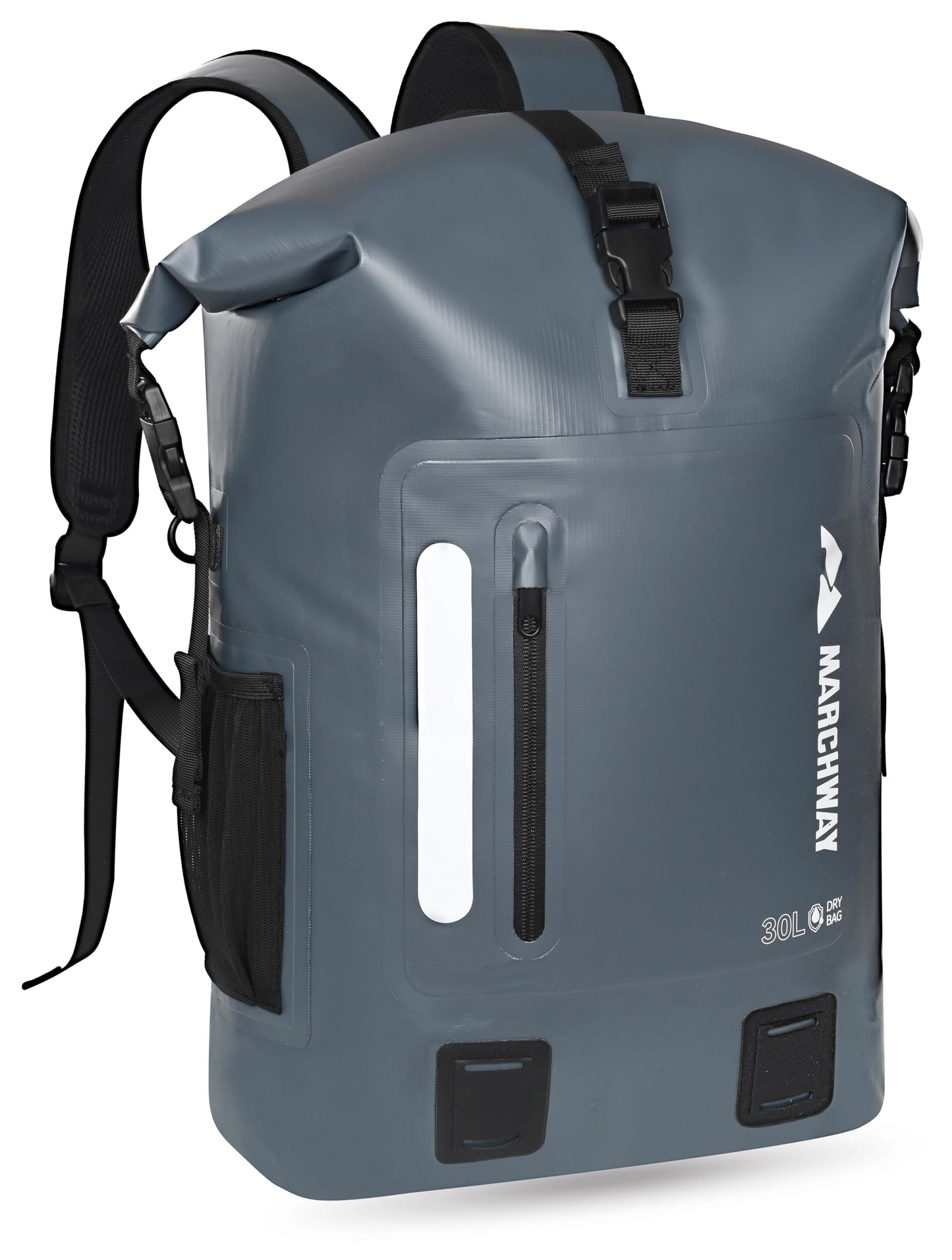20-45L Waterproof Roll-Top Dry Backpack for Outdoor Use