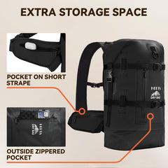 40L Waterproof Roll-Top Dry Backpack for Outdoor Adventures