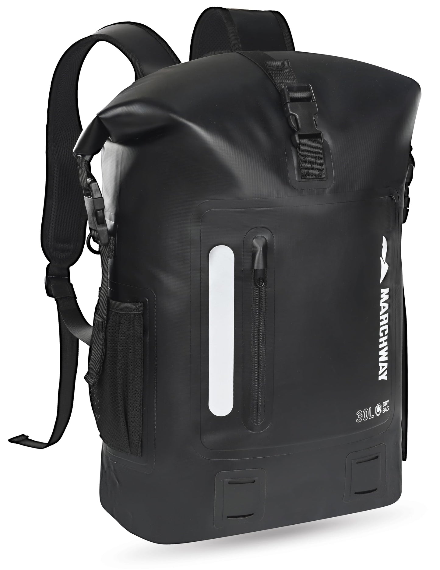 20-45L Waterproof Roll-Top Dry Backpack for Outdoor Use